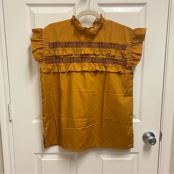 Margarita Mercantile Golden Blouse - Picture 1 of 9
